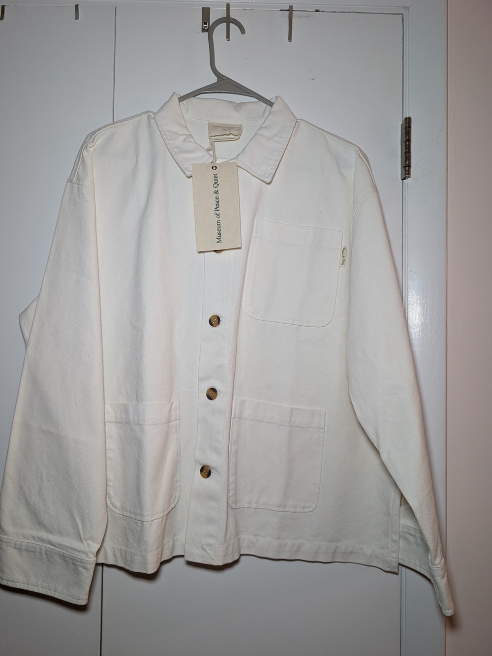 Museum Of Peace And Quiet Cream Utility Jacket